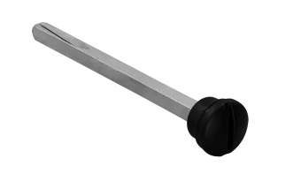 Четырехгранник LUX-SPINDLE-WC 110 NERO-ST 110мм с кнопкой, цвет черный soft-touch