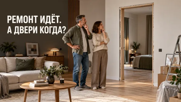 Ремонт идёт. А двери когда?